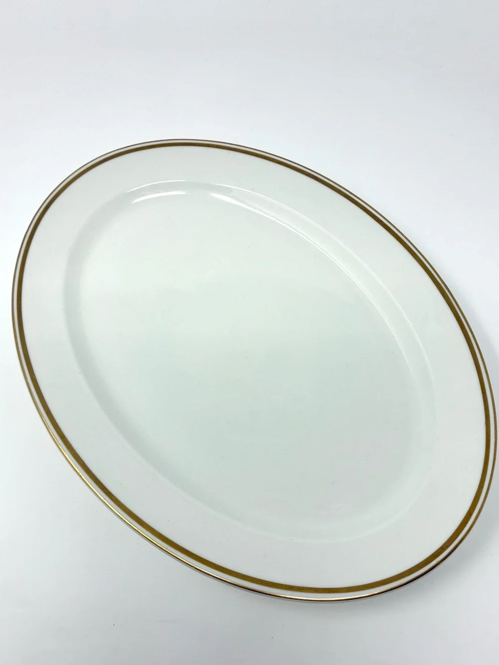 O.P. CO. Syracuse China Old Colony Pattern 12” Oval Platter Vintage Restaurant